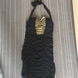 Black Ruffle Dress
